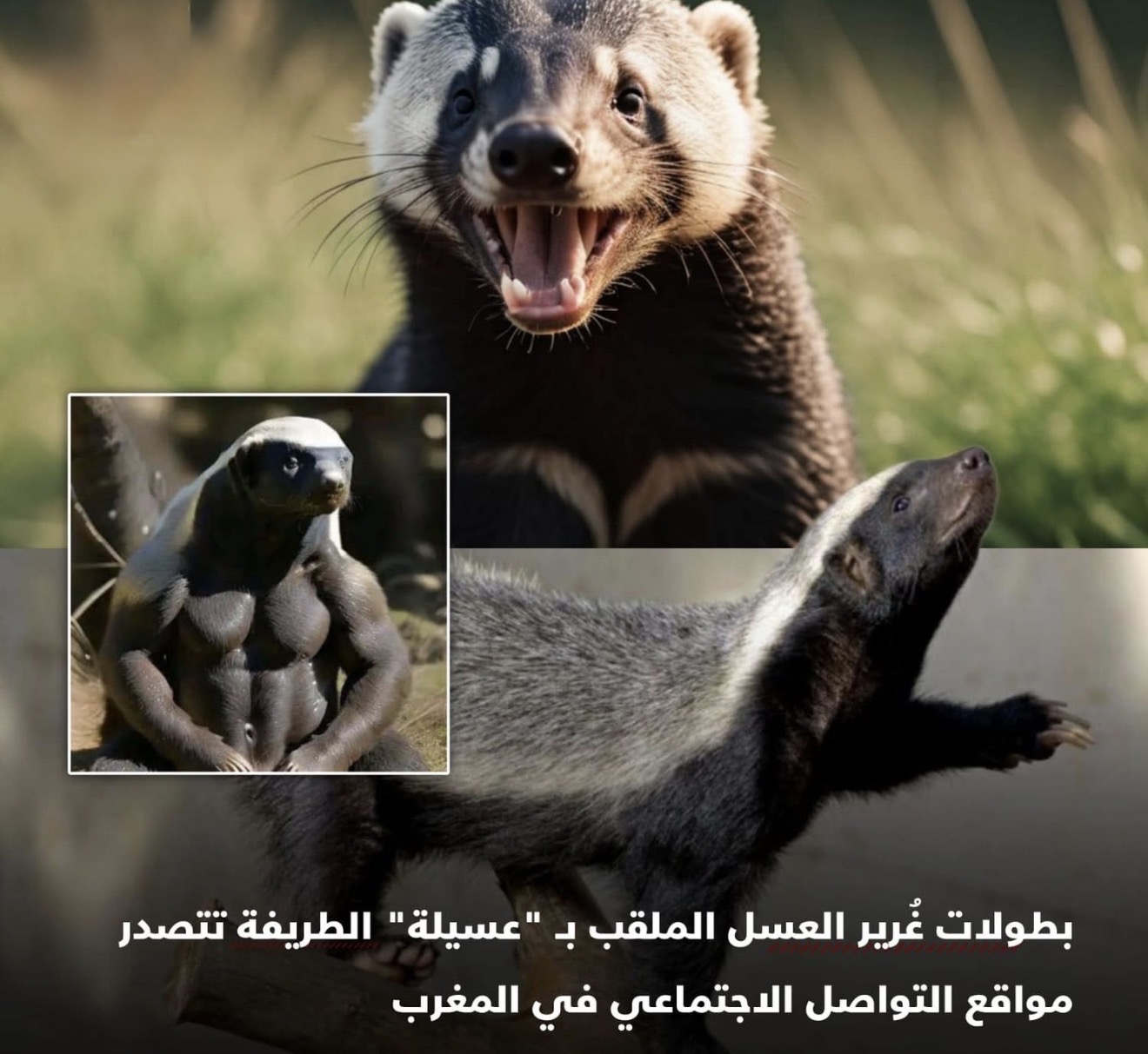 ترند طريف لملك الغابة غير المتوج "عسيلة"