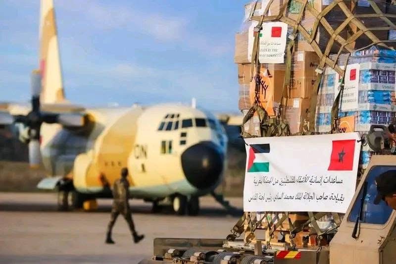 بتعليمات من جلالة الملك..المغرب يرسل مساعدات غذائية وطبية عاجلة إلى قطاع غزة.